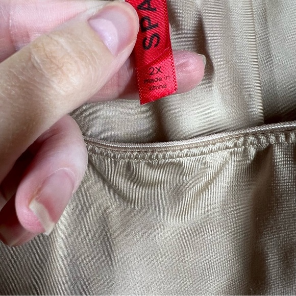 Spanx Tan Open Bust Shaping Tank Top - Picture 4 of 7